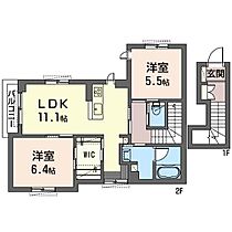 モデルノ　Ｎ 00201 ｜ 東京都西東京市向台町１丁目7-58（賃貸アパート2LDK・2階・65.88㎡） その2