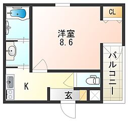 フジパレス山之内V番館 2階/-