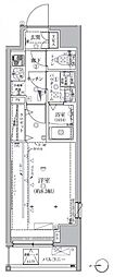 CRACIA桜新町 1Kの間取図画像