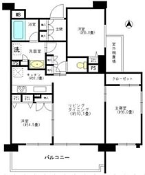 イニシア両国 3LDKの間取図画像
