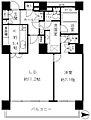 リバーポイントタワー20階27.5万円