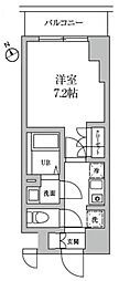 RESIDIA日本橋馬喰町2 1Kの間取図画像