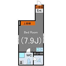 ココフラット武蔵小山2 ワンルームの間取図画像