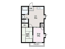 間取図画像 2DK
