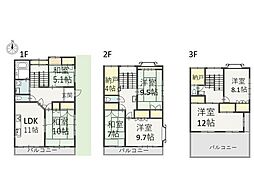 ウエルネス瀬戸口 7LDKの間取り