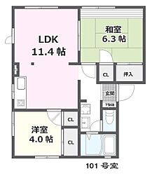 上溝ヴィレッジ 2階
