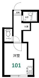 間取図画像 1K