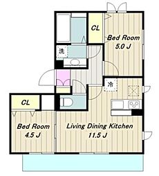 オリーブ（上溝） 2階/201