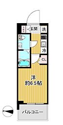 SHOKENResidence亀有 1Kの間取図画像