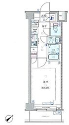 ジェノヴィア練馬高野台スカイラン 5階1Kの間取り