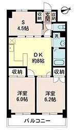 カスティージョ末広 2SDKの間取図画像