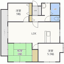 スイート春日 3LDKの間取図画像