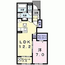 エクセレンテ久留米みづまII 103 ｜ 福岡県久留米市三潴町福光字池田487-1（賃貸アパート1LDK・1階・50.08㎡） その2