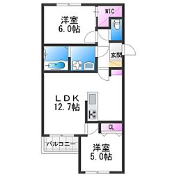 リアノーラ平野WEST 2階