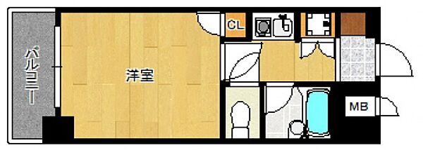 ダイナコート久留米レジックス 302｜福岡県久留米市西町(賃貸マンション1K・3階・18.22㎡)の写真 その2