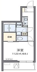 上板橋レジデンス 1Kの間取図画像