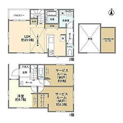 Ｋｏｌｅｔ日野08 1階1SLDKの間取り