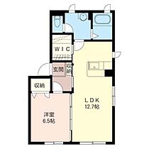 フレグランスヒトミＤ 00201 ｜ 栃木県足利市福居町438-3（賃貸アパート1LDK・2階・48.01㎡） その2