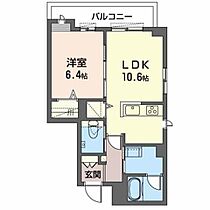 シャーメゾンガーデンズ　ＫＮＫ 0402 ｜ 兵庫県神戸市中央区熊内町６丁目2-7（賃貸マンション1LDK・4階・43.56㎡） その2