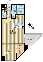 プライムアーバン日本橋人形町 5階1LDKの間取り