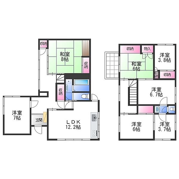 間取：間取図