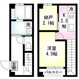 LUMIERE南品川A 1SKの間取図画像