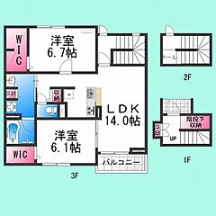 物件の間取り