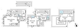 AGRATIOTERRCE恵比寿 2DKの間取図画像