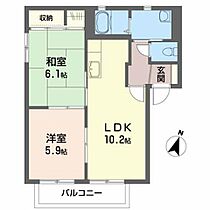 イル・ソーレVII 101 ｜ 福島県郡山市富田西２丁目20（賃貸アパート2LDK・1階・50.00㎡） その2