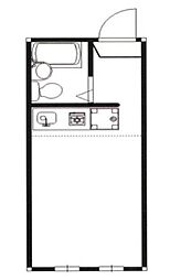 ライフピアモジュール ワンルームの間取図画像