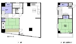 パールハイツ 2SLDKの間取図画像