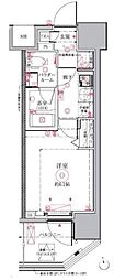 クレイシア川口 1Kの間取図画像