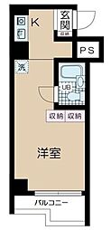 クレイル両国 ワンルームの間取図画像