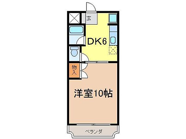 カーサカジマI ｜静岡県富士市本市場(賃貸マンション1DK・4階・36.52㎡)の写真 その6