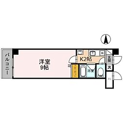 間取図画像 1K