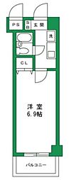 グリーンプラザ北綾瀬4 1Kの間取図画像