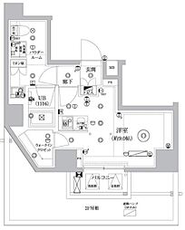 セジョリ東陽町 ワンルームの間取図画像