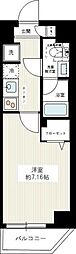 REXZY西川口AZ3 1Kの間取図画像