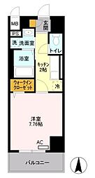 A8 1Kの間取図画像
