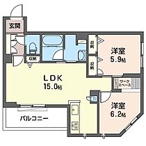 サンセイ・マンション　VIII 00202 ｜ 神奈川県横浜市港北区綱島東３丁目4-19（賃貸マンション2LDK・2階・58.72㎡） その2