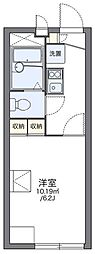 レオパレスプリムローズ 1Kの間取図画像