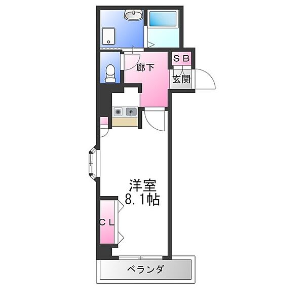 エステート藤久 ｜大阪府堺市堺区車之町西２丁(賃貸マンション1K・3階・28.62㎡)の写真 その2