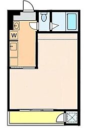 メゾンデューク菖蒲園 1Kの間取図画像