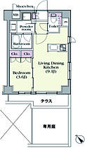 プラチナコート中目黒 101 ｜ 東京都目黒区上目黒３丁目14-14（賃貸マンション1LDK・1階・33.60㎡） その2