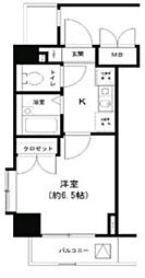T＆G東池袋マンション 7階1Kの間取り