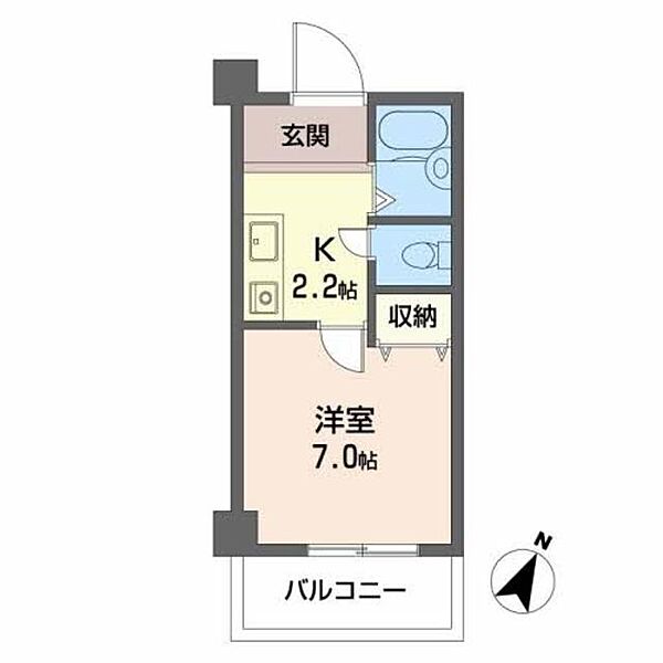 中井　マンション 0202｜大阪府岸和田市沼町(賃貸マンション1K・2階・24.00㎡)の写真 その2