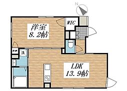 CREAL文京千石II 1LDKの間取図画像