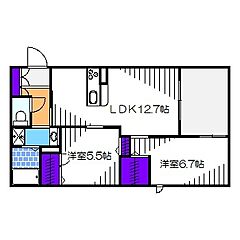 物件の間取り