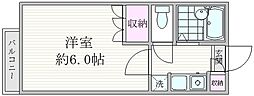 メゾン・ド・ルミエール 1Kの間取図画像