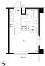 ルーブル横濱南太田 1Kの間取図画像